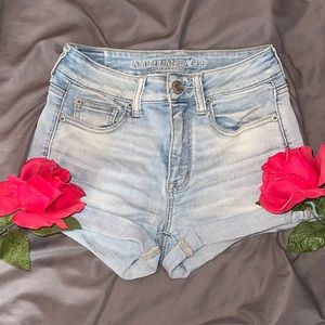 American Eagle high rise Jean Shorts